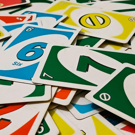 Giant uno cards